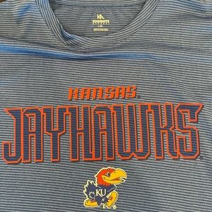 University of Kansas Jayhawks KU T Shirt from Knights Apparel. Size Large